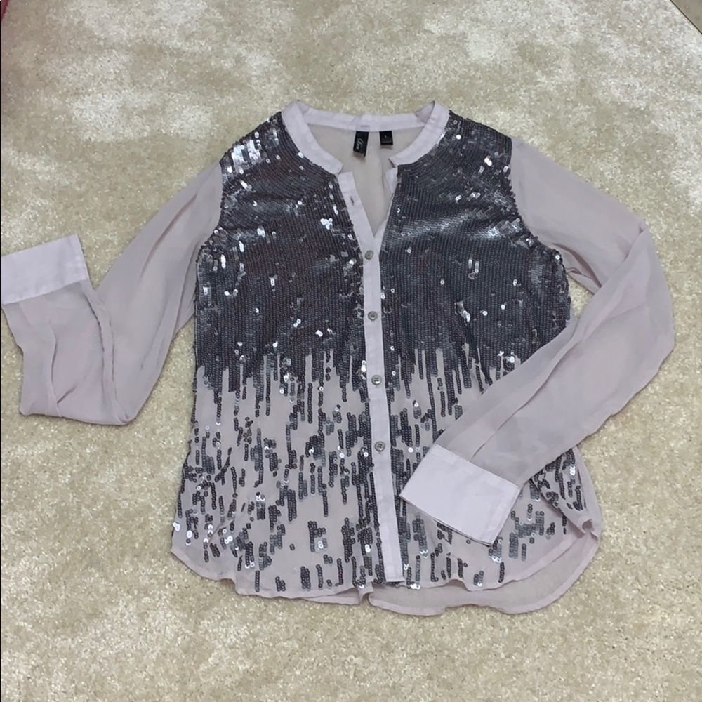 BKE Sequin Blouse